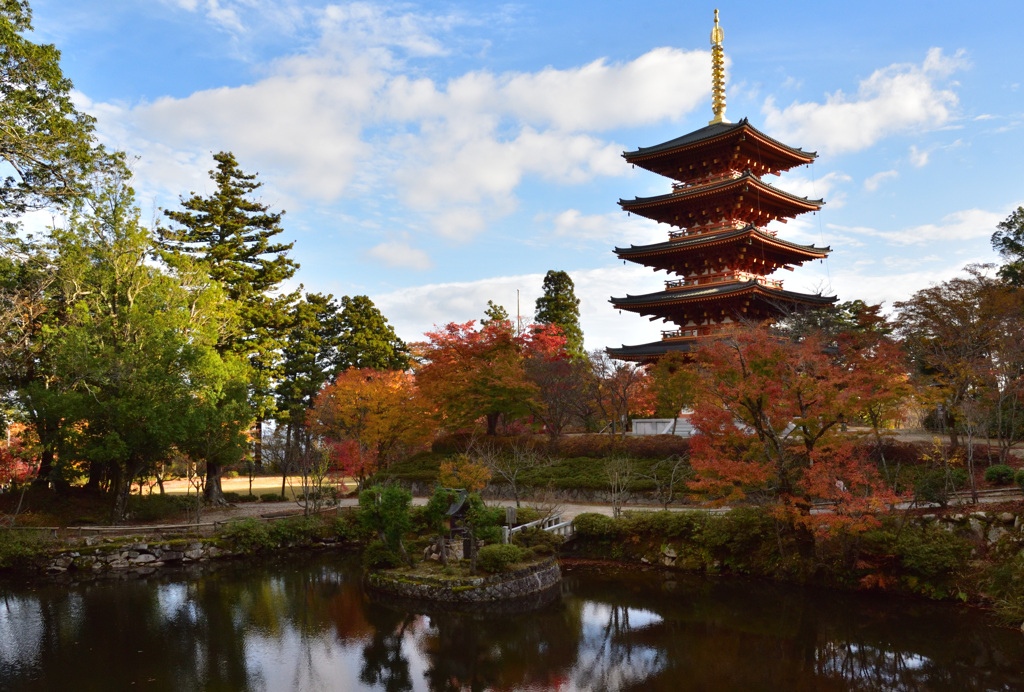 霜月の成相寺