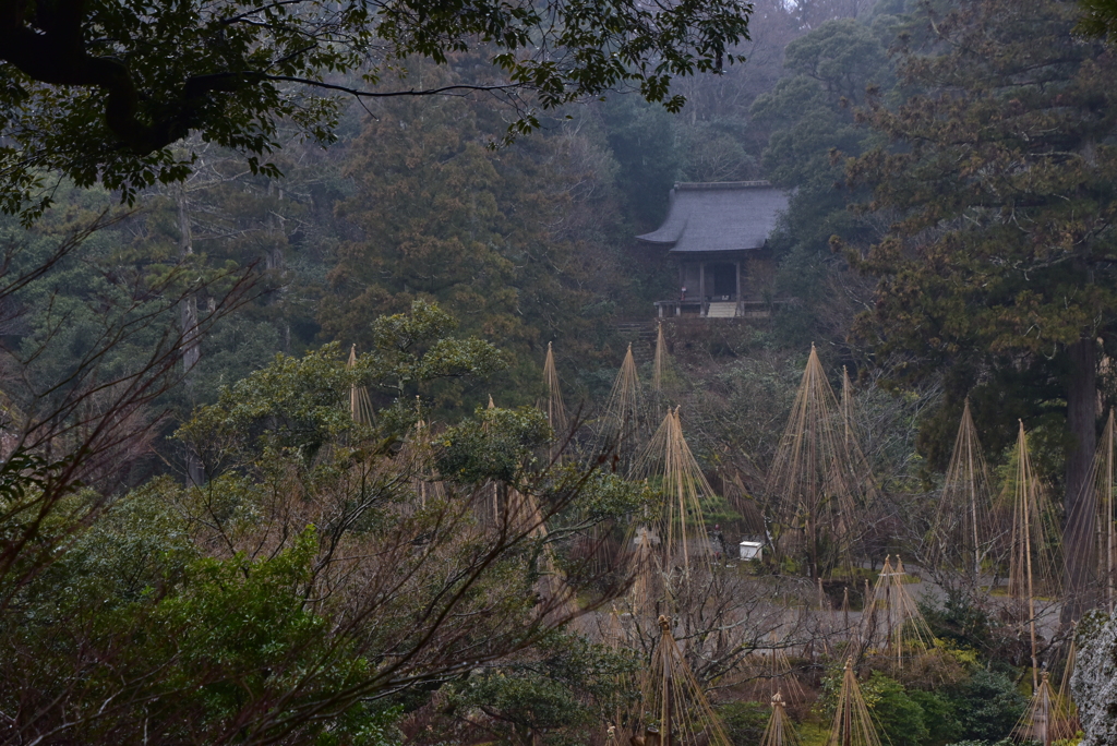 雨の那谷寺