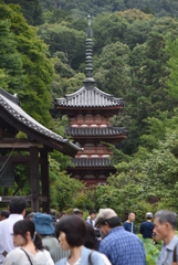 三室戸寺　三重塔