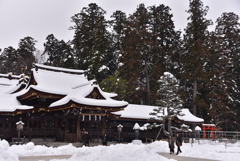 雪の多賀大社