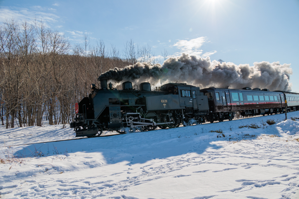 ＳＬ冬の湿原号