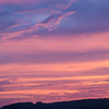 自宅からの夕焼け。