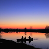 新釧路川と夕暮れのカヌー