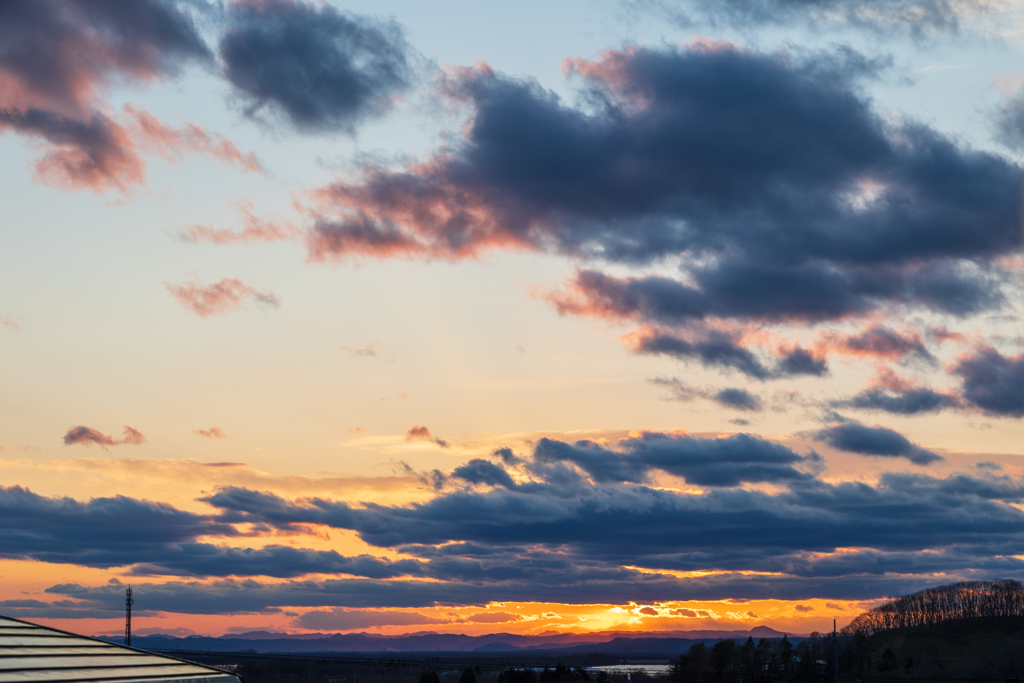 自宅からの夕焼け