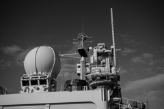 南極観測船ふじ　レーダー機器