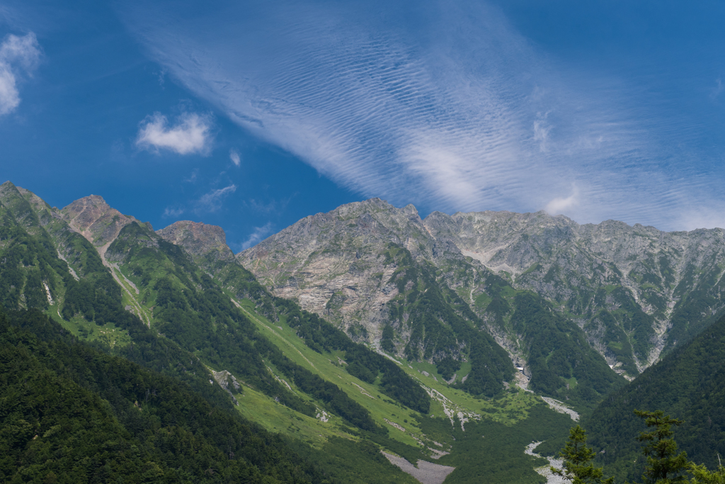 上高地　穂高連峰2