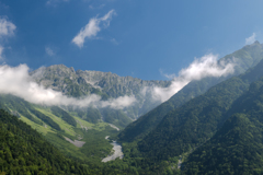 上高地　穂高連峰1