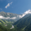 上高地　穂高連峰1