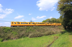 爽やかに快走～ねじり橋付近～(三岐鉄道)