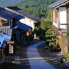 朝の馬籠宿