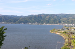 諏訪湖SAからの諏訪湖２