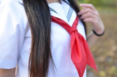 セーラー服を…