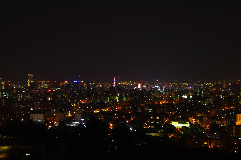札幌の夜景