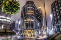 冷たい雨　日本橋三越　東京