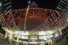ダイヤモンドベールと鯉のぼりな東京タワーの夜(=^0^=)