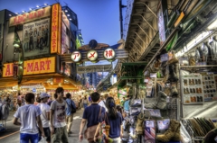 御徒町駅前アメ横商店街