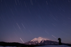 岩木山星空