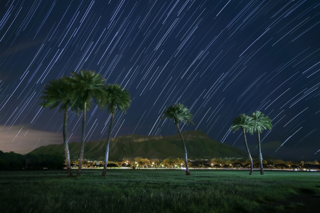 ダイヤモンドヘッドの星空