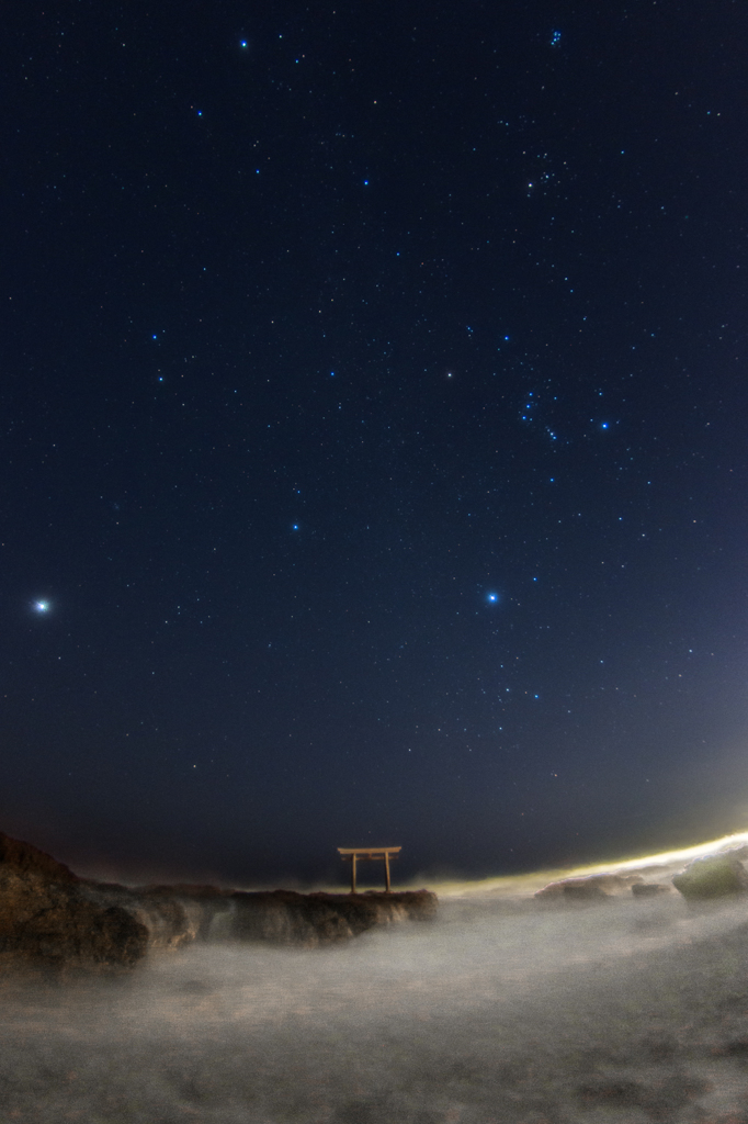 Starlit sky of heaven