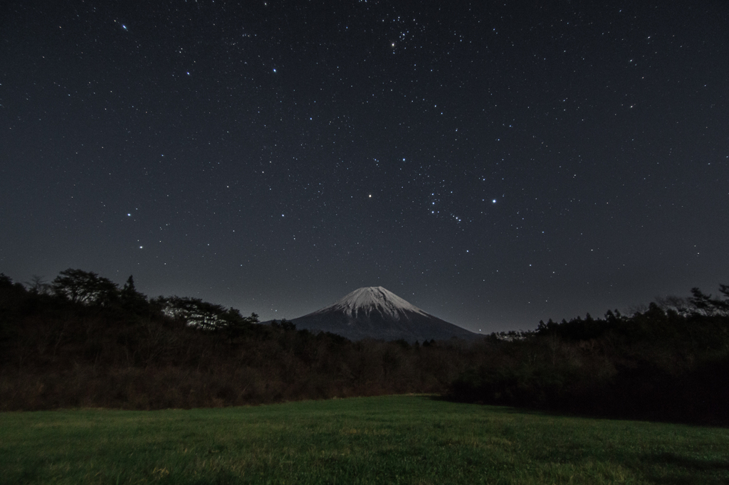 朝霧高原の星空