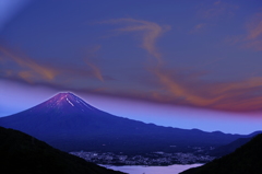 日本の夜明け（梅雨の晴れ間）