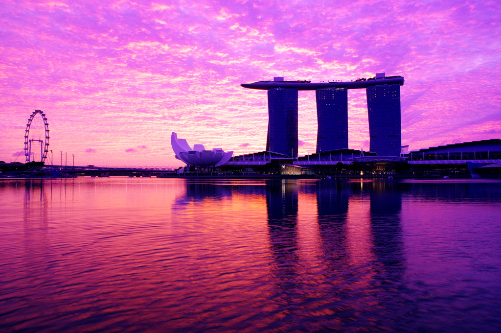 Sunrise Marina Bay Sands in Singapre 