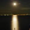 東京湾の月光
