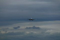 RWY07へアプローチ