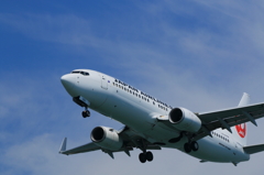 RWY25へアプローチ