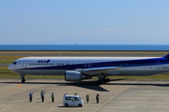 お見送り