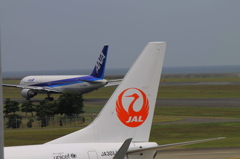 RWY25へ