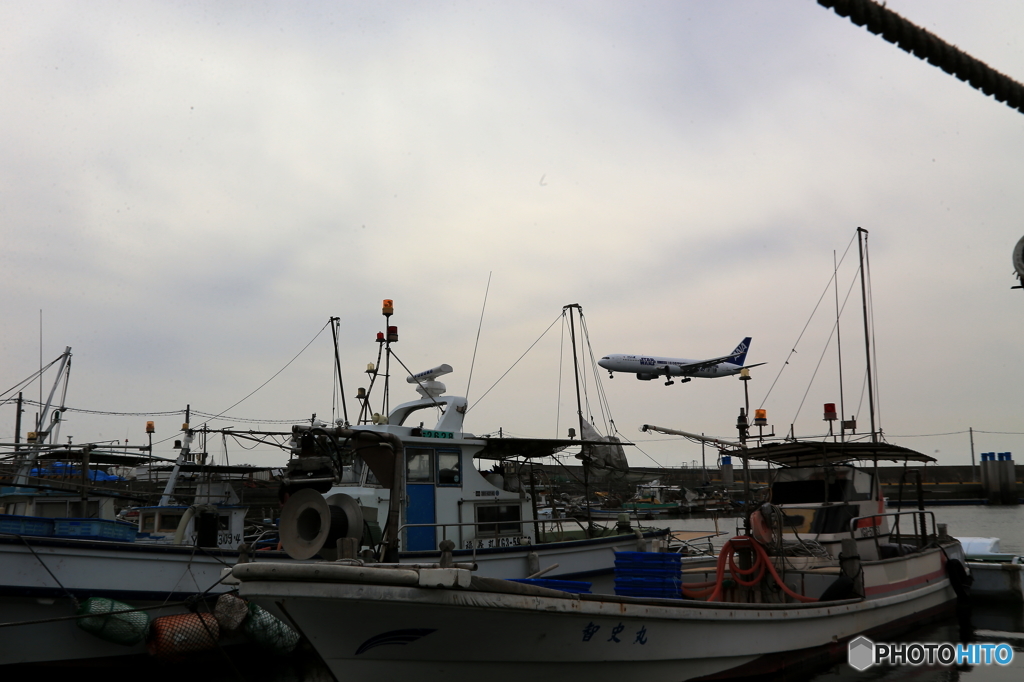 漁船とR2D2