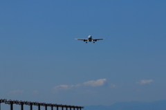 RWY07へアプローチ