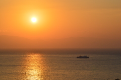 駿河湾　日の出