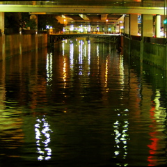 山下橋の夜
