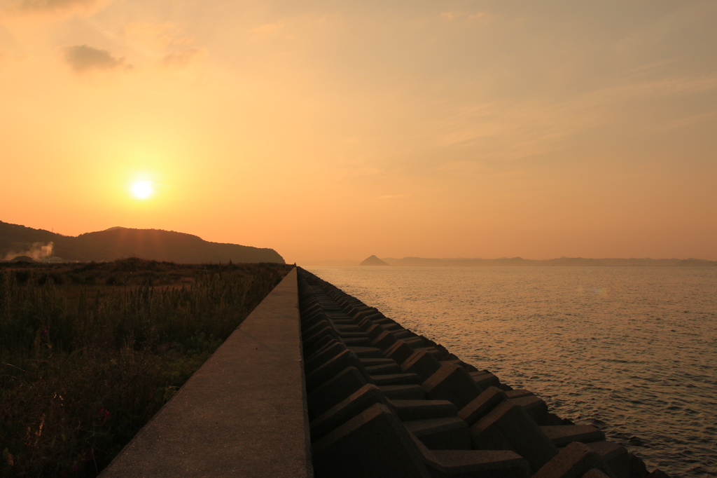瀬戸の夕暮れ