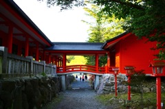 赤城神社  WCへの道