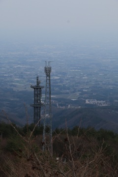 山下りの途中にて