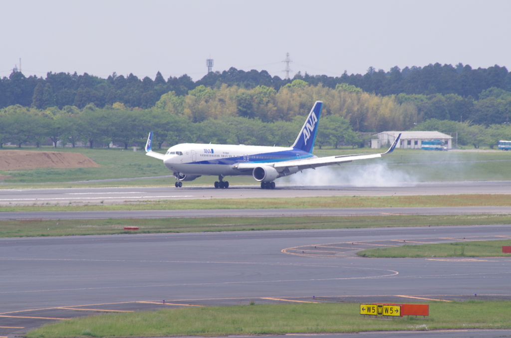 成田空港にて9