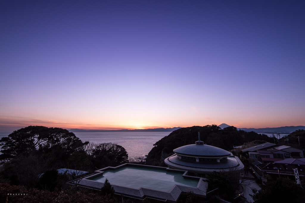江の島からの夕景