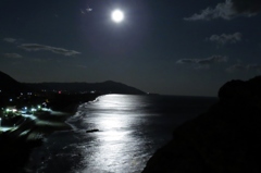 moon light beach