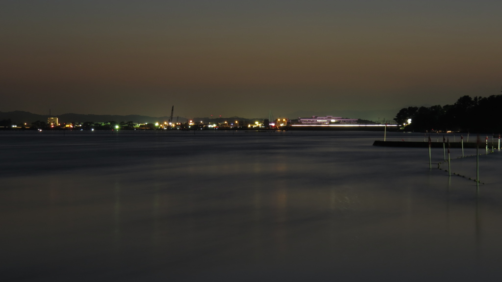汐満ちて～浜名湖の小焼け