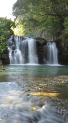 水温む～郷道の滝