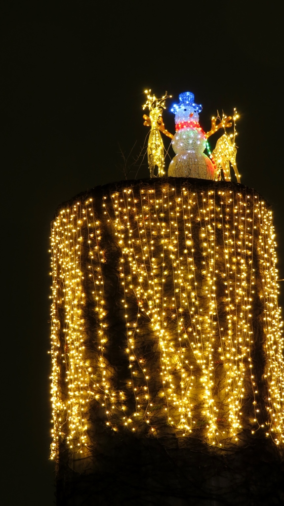 煙突の上のクリスマス