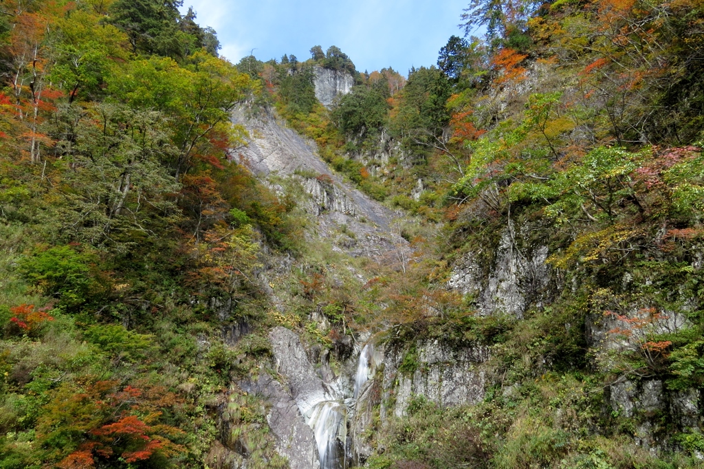 かもしか滝～上段山姿