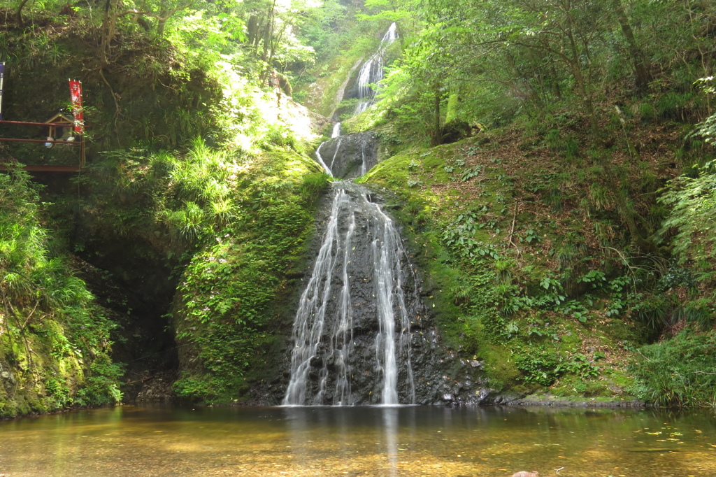 阿寺の七滝～嫋やかに流れ