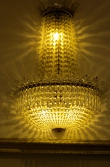 light of chandelier