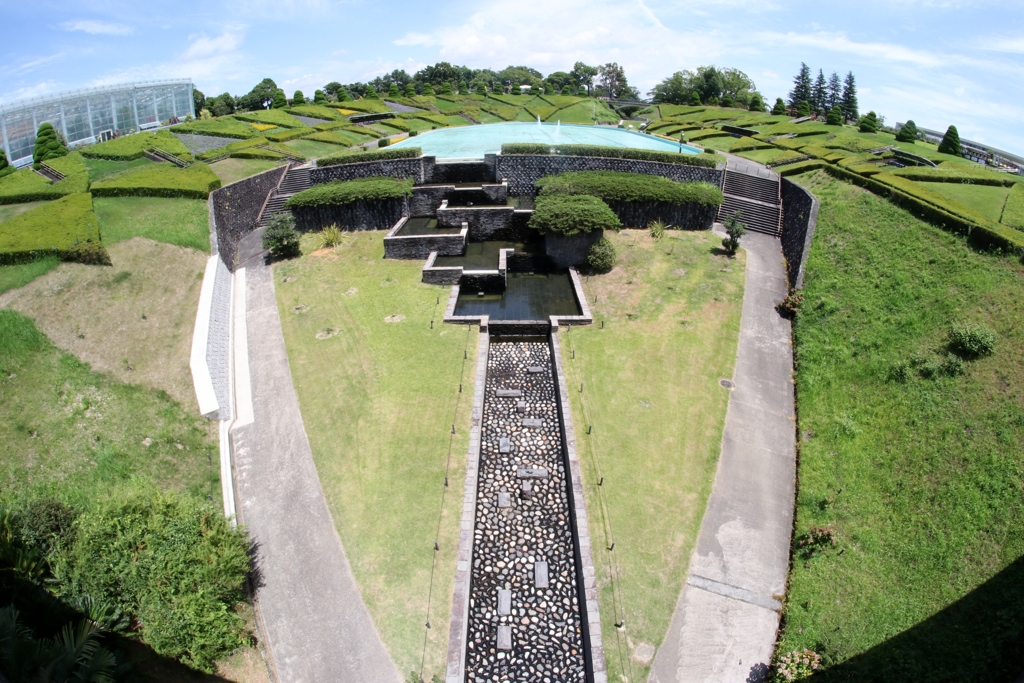 シンメトリーな風景