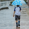雨の中の青空
