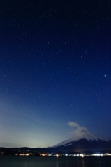 真夜中の山中湖